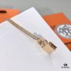 Hermes Constance Full Diamond Bag Pendant Necklace
