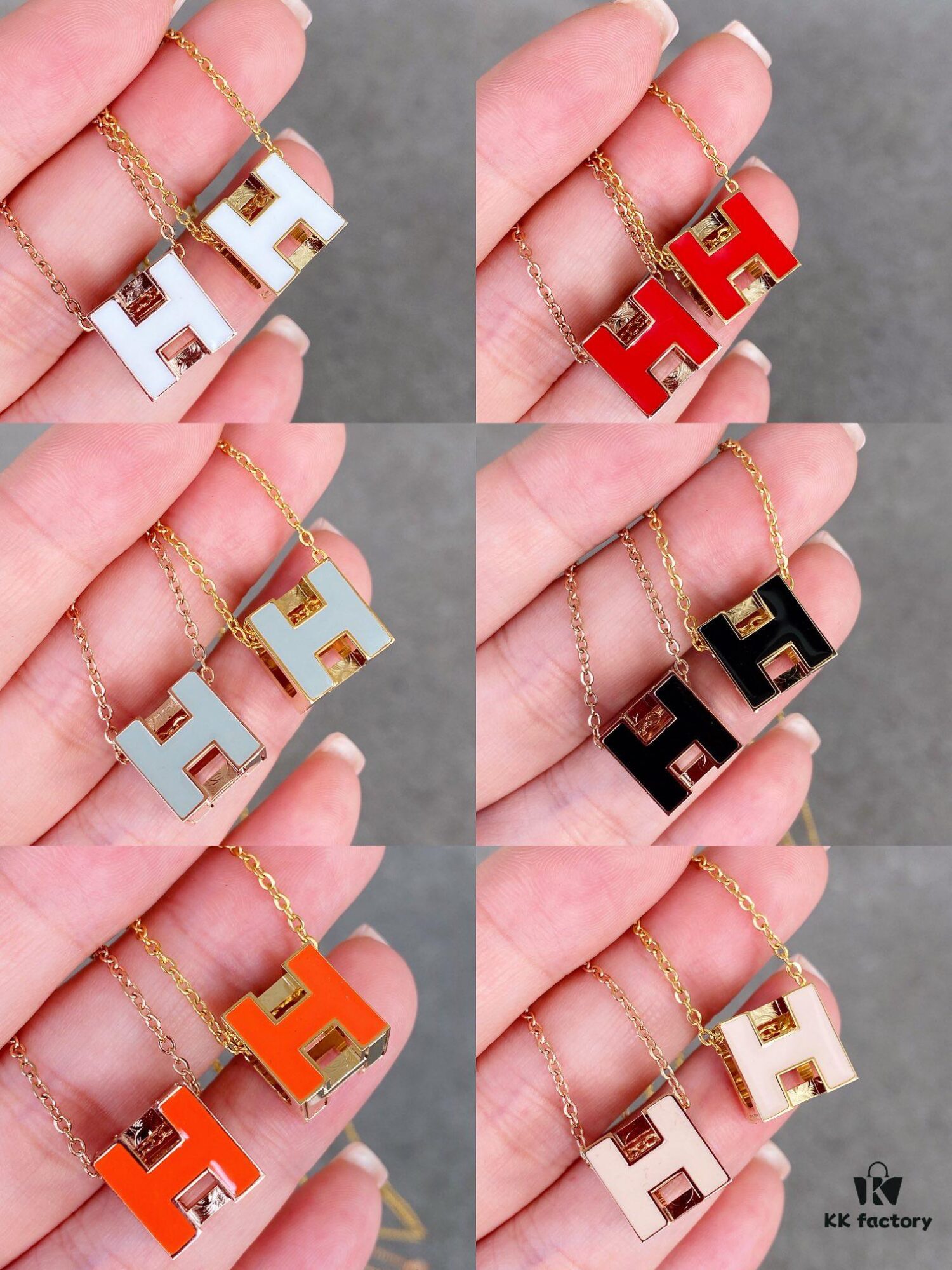 Hermès Cube Necklace, Incredibly Beautiful ✨ Instantly Adds Softness, Unique Textured 3D Cubes, Perfect Layering Piece for Spring and Summer, Features a Metal Side with Precision CNC Engraving, Offering Versatile Styling Effects When Flipped