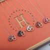 Hermes OMaillon Series Calfskin Necklace