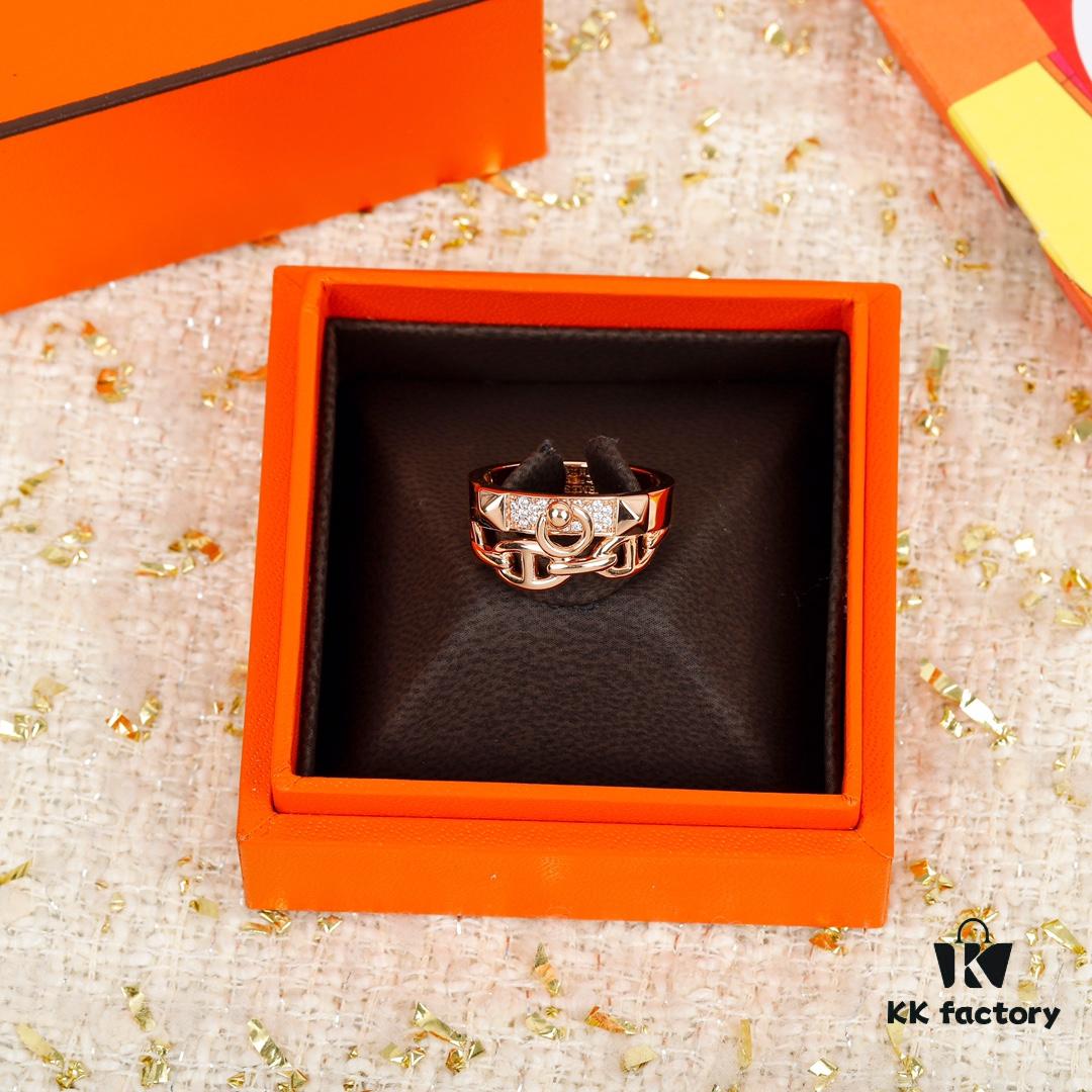 Hermes Pig Nose Two-in-One Ring
