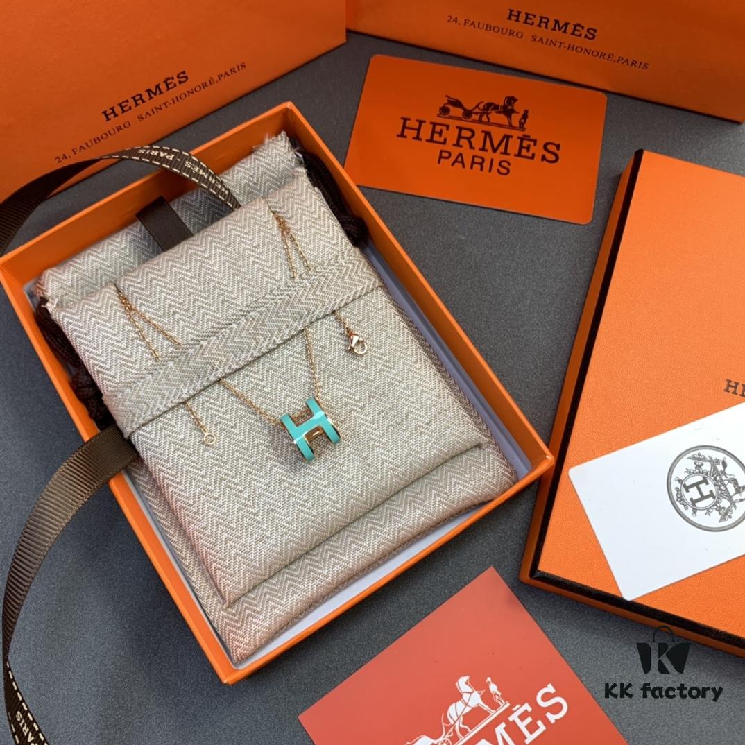 Hermes Necklace - Stud Earrings