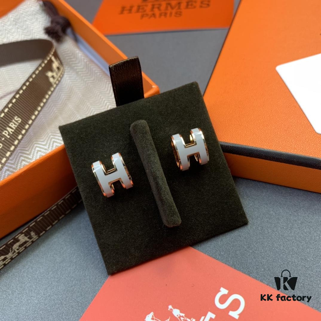 Hermes Necklace - Stud Earrings