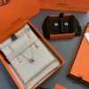 Hermes Small Necklace and Stud Earrings