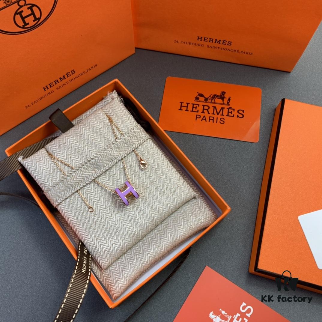 Hermes Necklace - Stud Earrings
