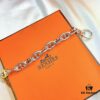2021 Hermes New Arrival Pig Nose Bracelet, High-End Imported V Gold Plated Mijin, Full Name Influencer Style