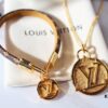 Louis Vuitton LV Letter Pendant Necklace