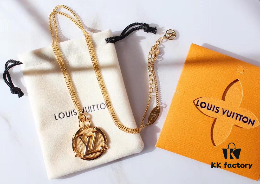 Louis Vuitton LV Letter Pendant Necklace