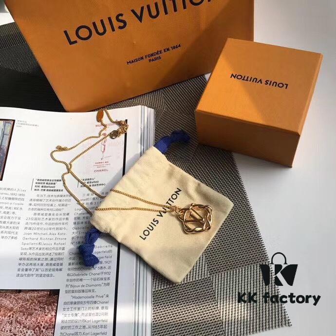 LV Latest GARDEN LOUISE Circle League of Legends Collaboration Necklace