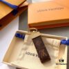 LV Keychain, Perfect for Gifting or Personal Use! Grab It Fast! Made from Authentic LV Monogram Leather with Original Vintage Texture