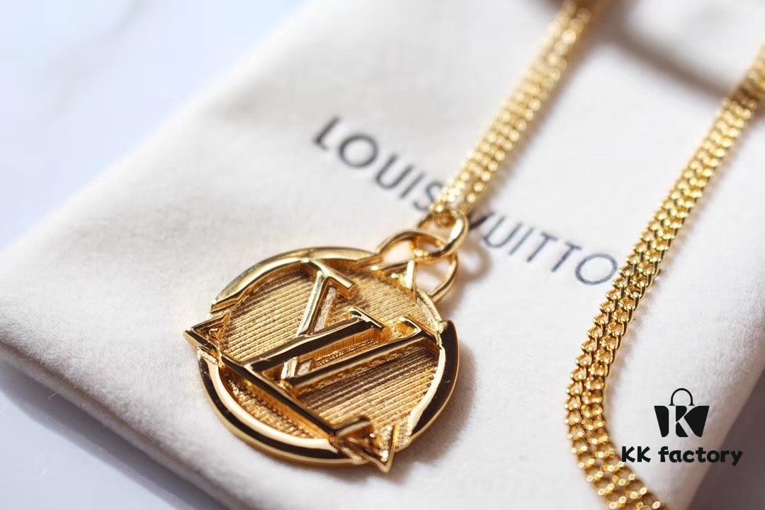 Louis Vuitton LV Letter Pendant Necklace
