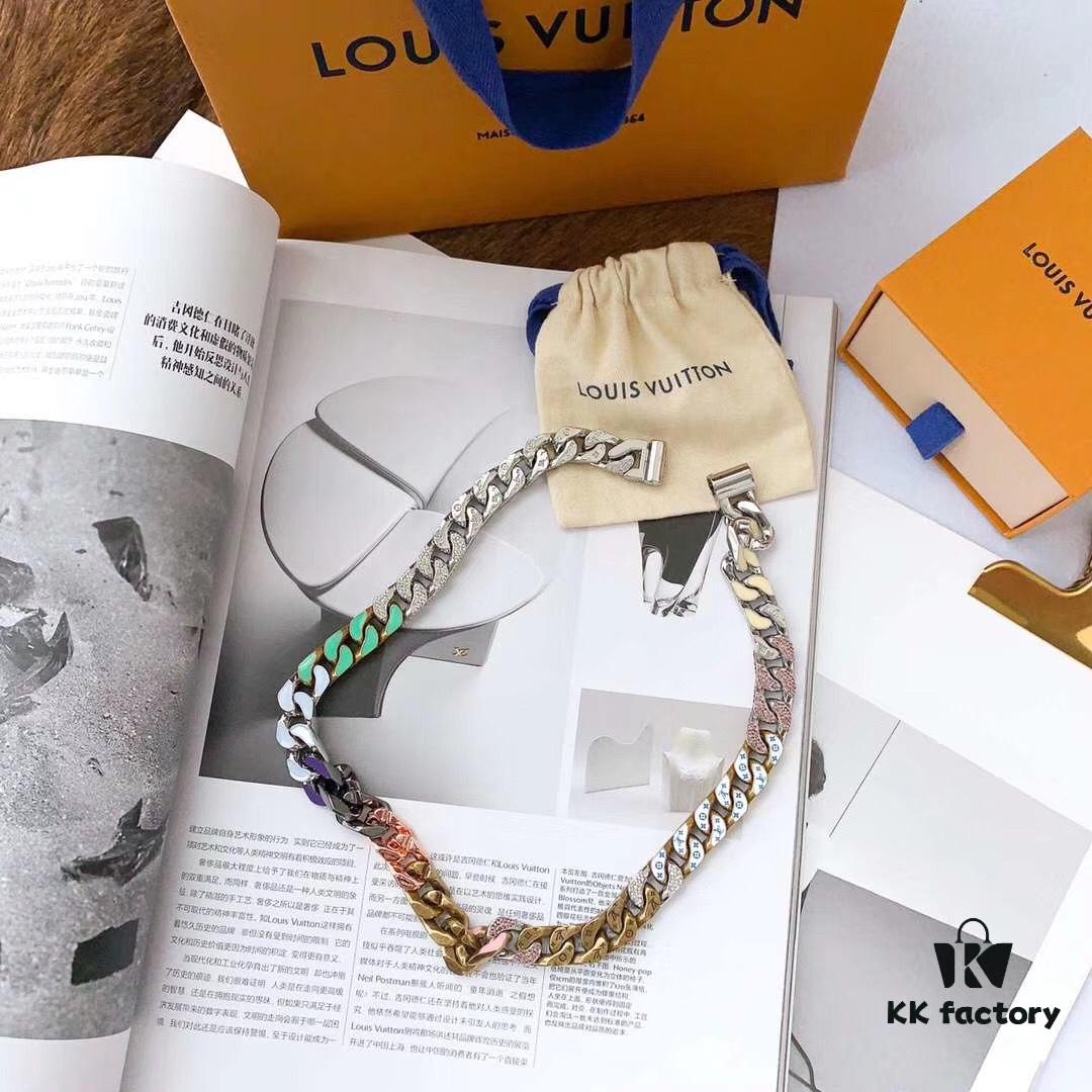 LV Wu Yifan Same Style Macaron Color SOAPY Necklace