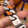 LV Vivienne Sparkling Enamel Full Diamond Bracelet FW Chain Links Patches
