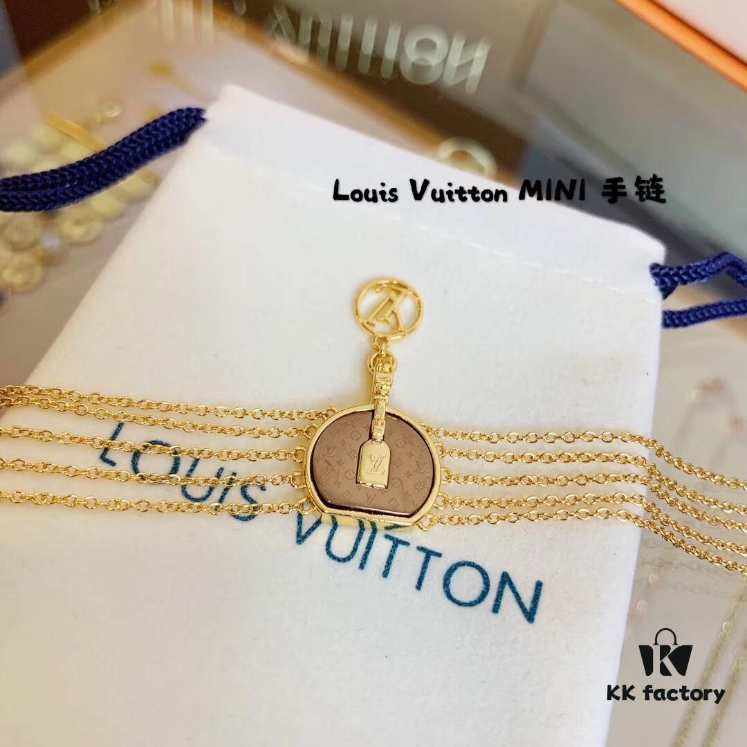Louis Vuitton 2019 Mini Circle Bag with Multichain Bracelet, Monogram Vintage Collection