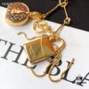 Mini LV Pendant Necklace with Golden Chain