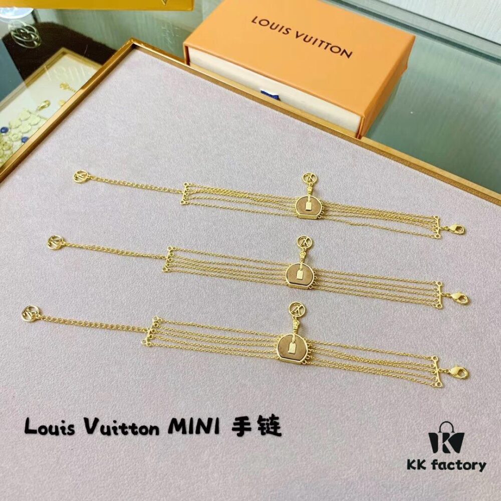 Louis Vuitton 2019 Mini Circle Bag with Multichain Bracelet, Monogram Vintage Collection