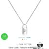 LOUIS VUITTON LOCKIT Charity Pendant Necklace (Proxy Purchase Level Variant, Open to Comparison) – Currently Available at Boutiques