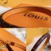 Louis Vuitton LV Monogram Double Leather Strap Bag Bracelet Wristband, Brass Hardware, Calfskin Lining, Vintage and Avant-garde Design, Must-have for Women