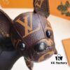 French Bulldog LV Monogram Bulldog Mini Bag Charm