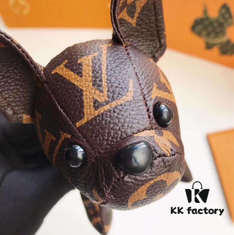 French Bulldog LV Monogram Bulldog Mini Bag Charm