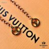 Trendy LV Irregular Flower Bracelet in Rose Gold, Thick Gold Plating, Elegant and Stylish, Adjustable Length
