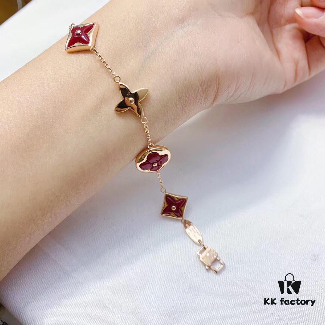 New LV Louis Vuitton Five-Flower Bracelet