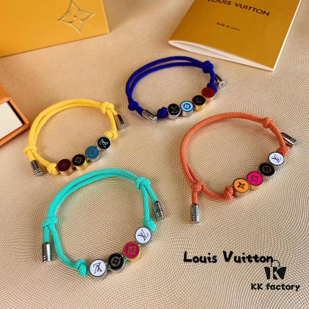 Donkey Brand 19SS Louis Vuitton Colors Beads Limited Enamel Bracelet