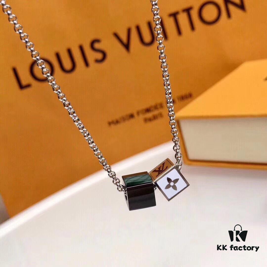 LV Dice Necklace – Sometimes, All You Need to Be a Trendsetter Is One Necklace! GAMBLING DICE Pendant Necklace!