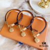 Louis Vuitton LV Double-Layer Monogram Checkered Lock Bracelet