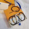 Louis Vuitton LV Monogram Canvas Leather Strap Unisex Bracelet