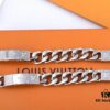 LV Long Plaque Chunky Bracelet, Unisex Design, Stylish and Rugged Look, Available in Male and Female Sizes