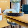LV New Arrival Classic Monogram Leather Cuff Bracelet