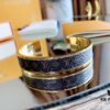 LV New Arrival Classic Monogram Leather Cuff Bracelet