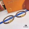 Louis Vuitton Brown Monogram Couple's Leather Strap