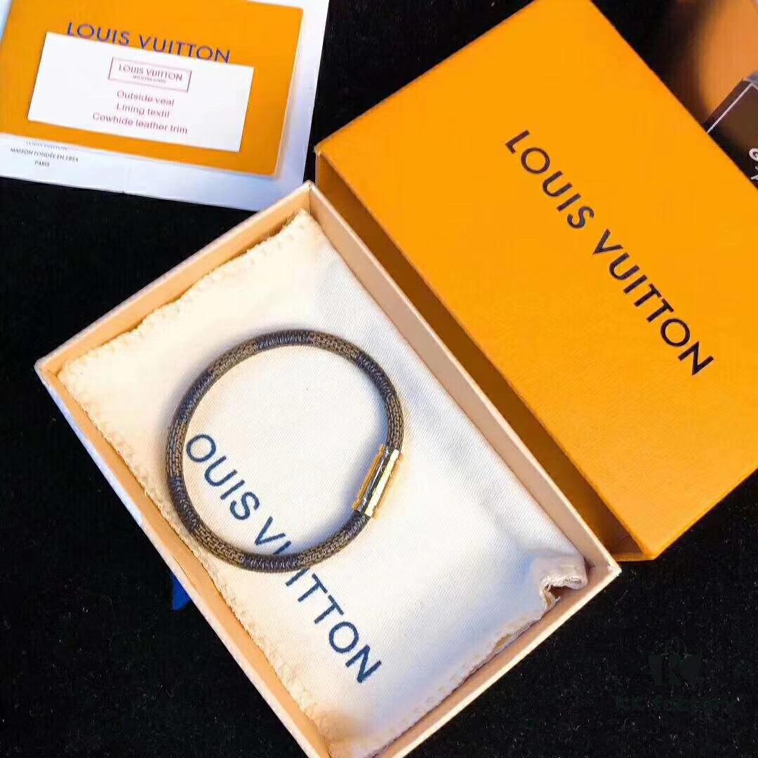 Louis Vuitton Brown Monogram Couple's Leather Strap