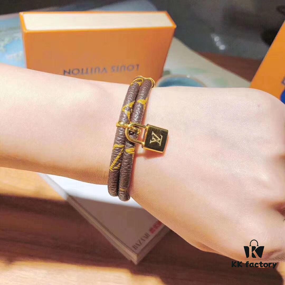 Louis Vuitton Brown Monogram Couple's Leather Strap