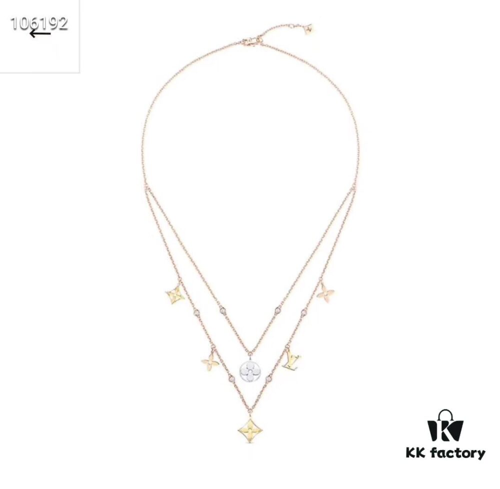 LV Necklace Cabinet Double-Layer Necklace Limited Edition