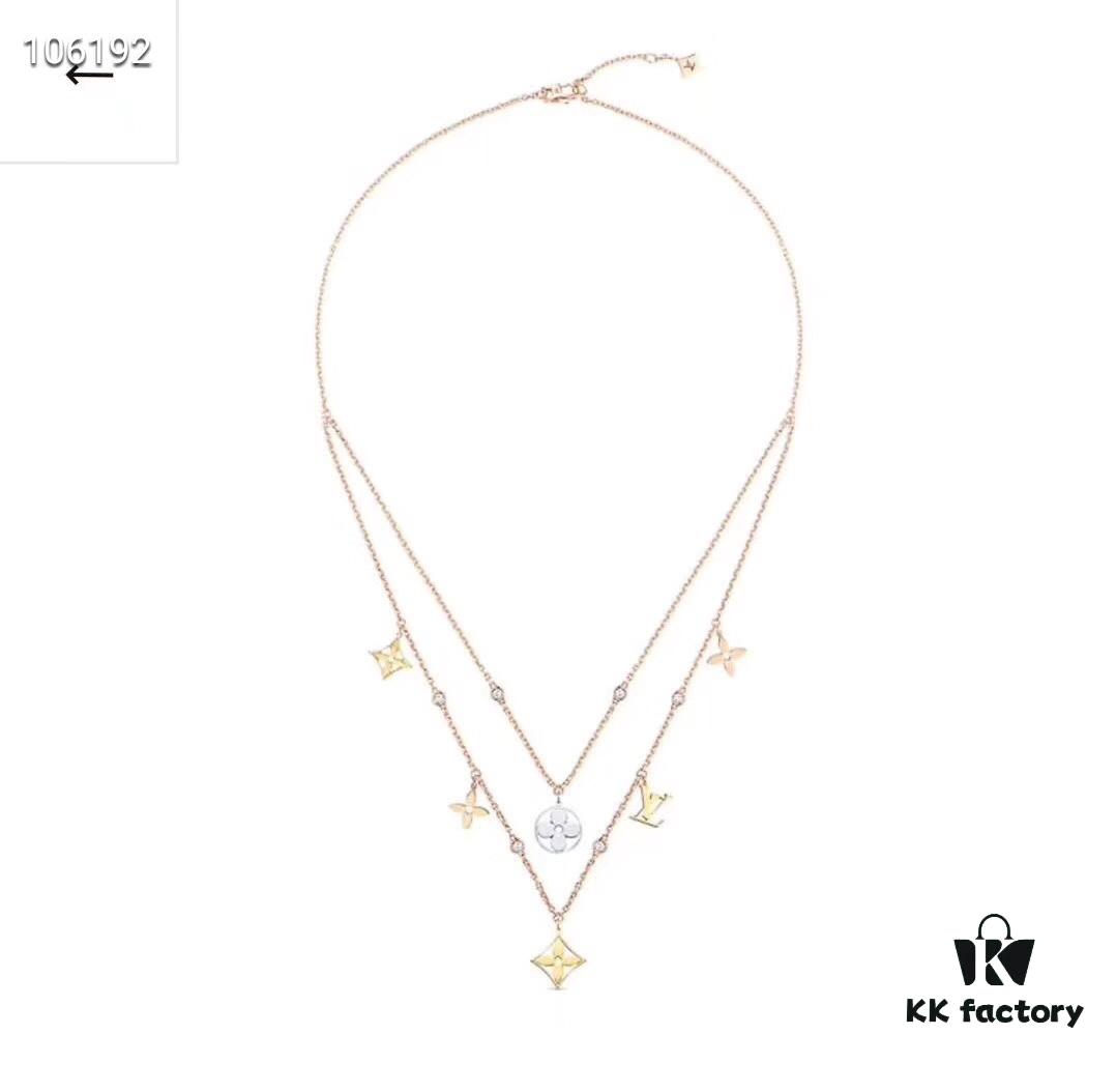 LV Necklace Cabinet Double-Layer Necklace Limited Edition