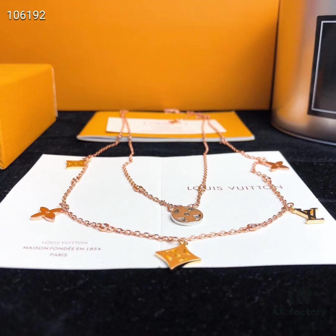 LV Necklace Cabinet Double-Layer Necklace Limited Edition