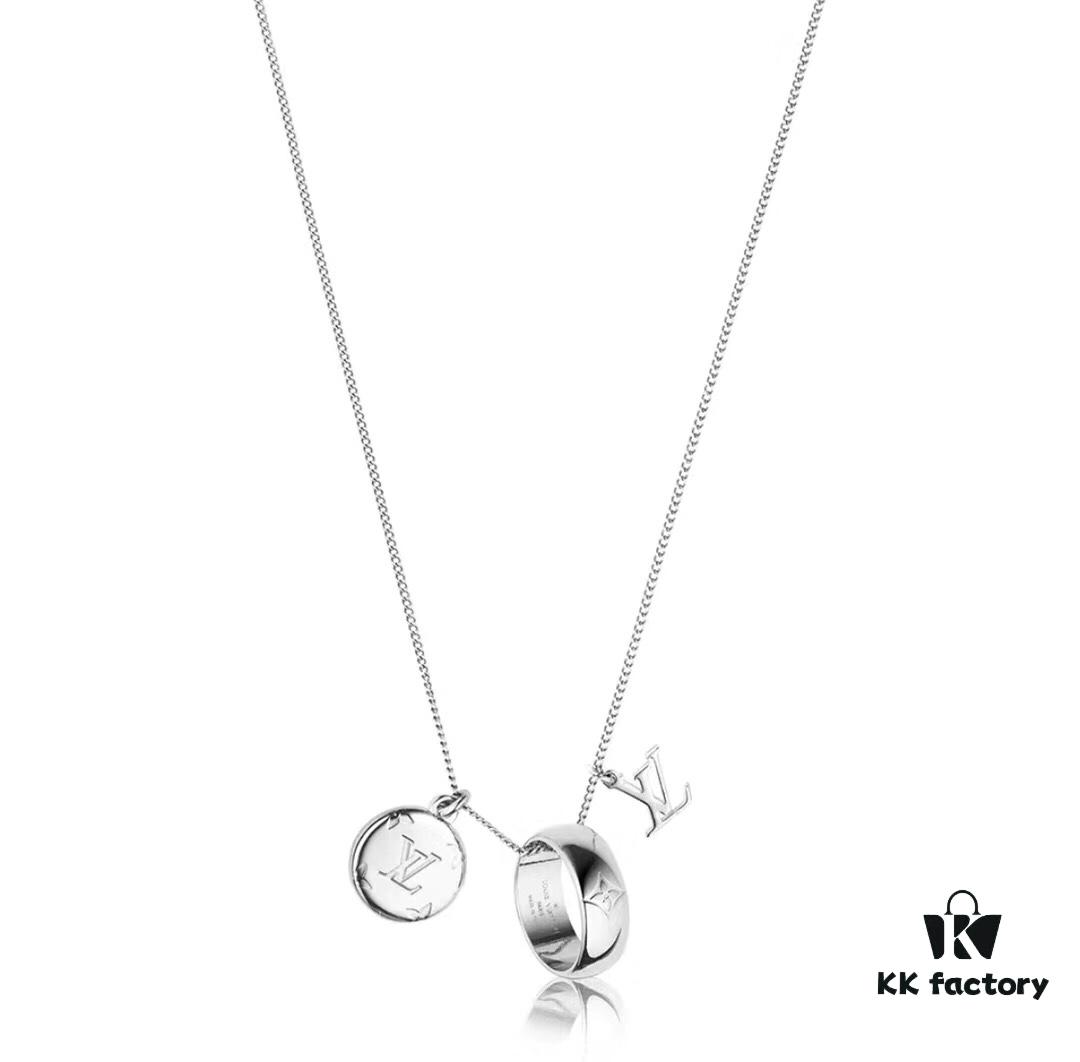 LV Necklace Best Version Never Fades Most Loved by Goddesses Fashionable and Minimalist Elegant Individual Beauty