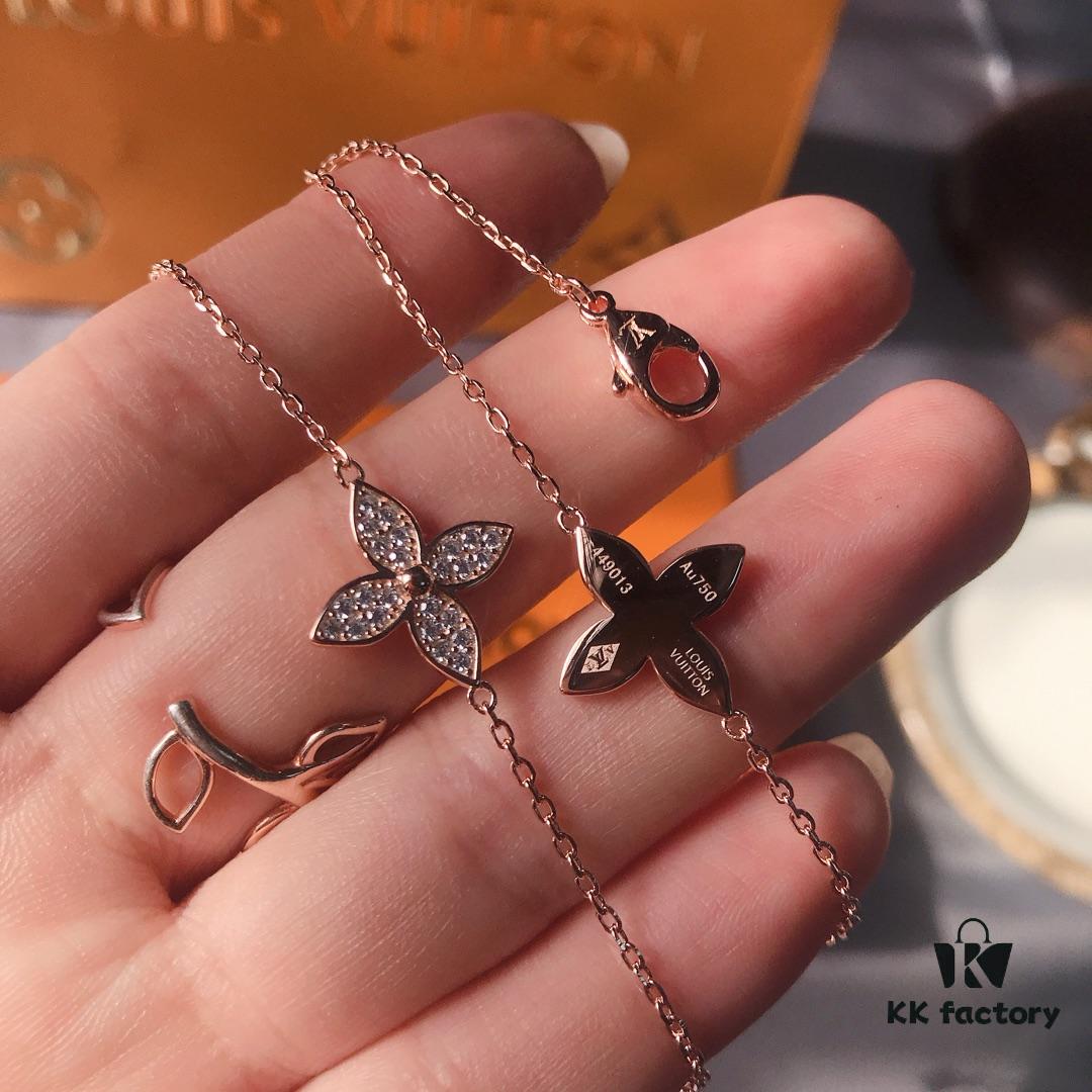 Authentic New Donkey Brand Diamond-Embedded Bracelet/Necklace