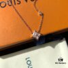 LV Classic Monogram White Shell Necklace