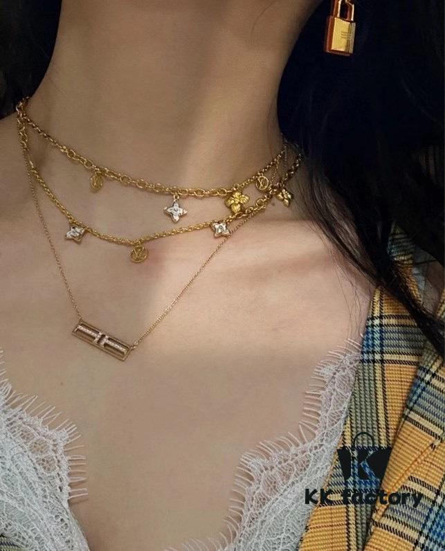 Ethereal LV Double-Layer Necklace