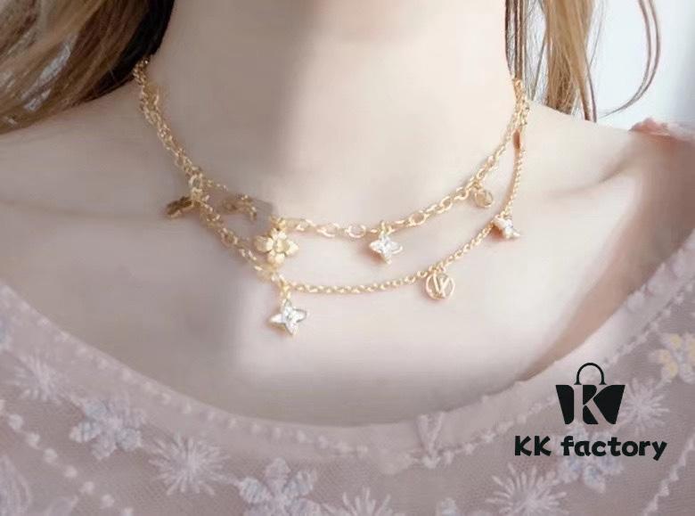 Ethereal LV Double-Layer Necklace