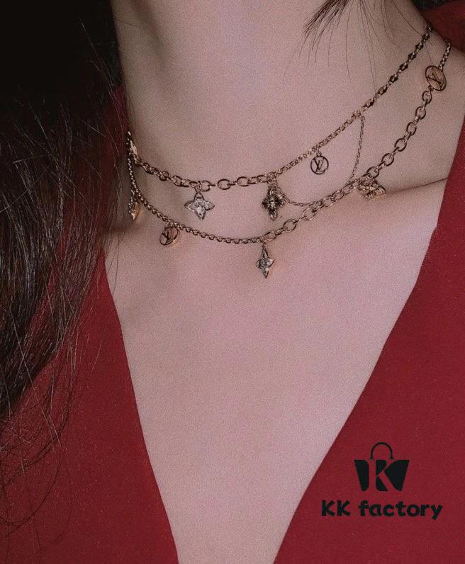 Ethereal LV Double-Layer Necklace