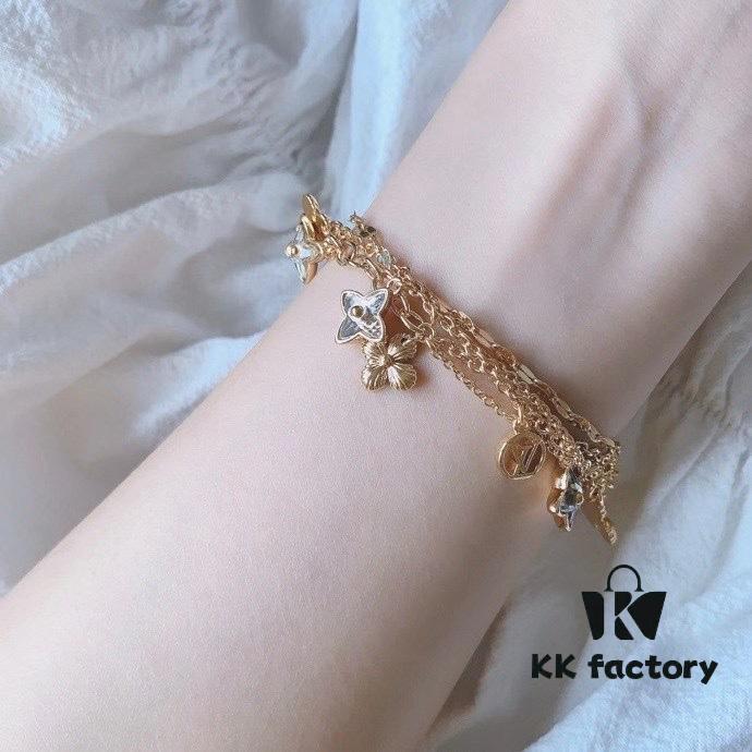 LV New Arrival Multi-layer Fringe Bracelet / Earrings