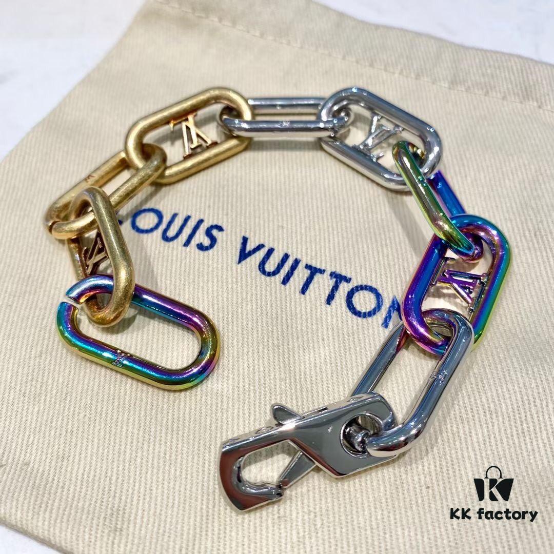 New Colorful Steel Bracelet 1:1 Replica with Original Engraving, Logo Clear, Lock Design Stunning