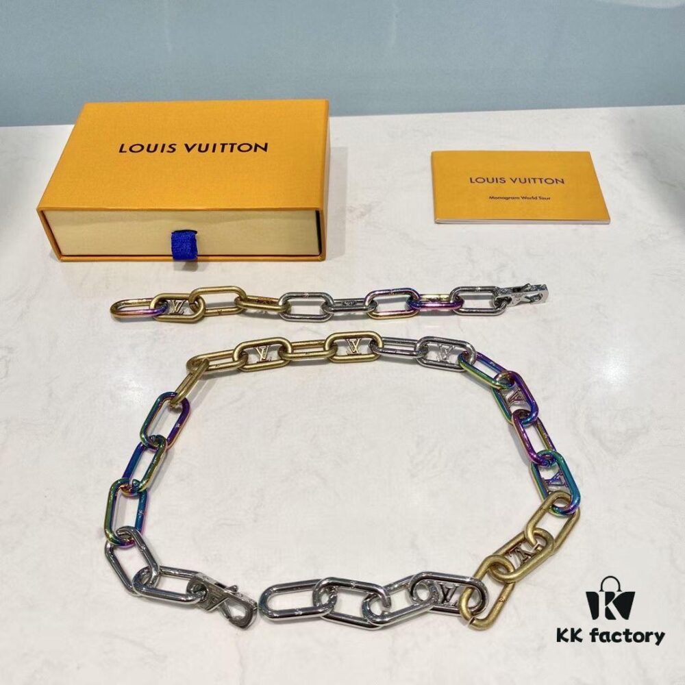 New Colorful Steel Necklace 46.5CM