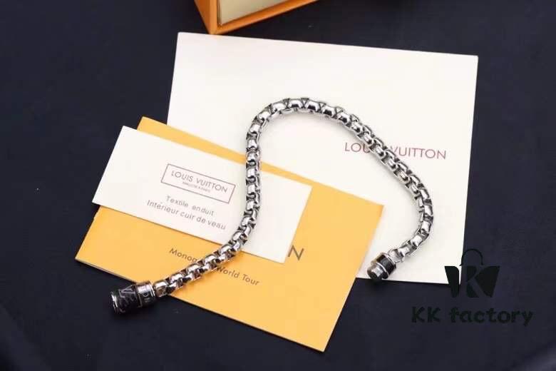 New Arrival💗 Louis Vuitton Monogram Chain Men's Bracelet