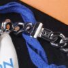 Louis Vuitton LV Chain Links Stainless Steel Logo Necklace