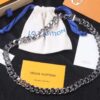 Louis Vuitton LV Chain Links Stainless Steel Logo Necklace